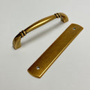Backplate Antique Brass "Portofino" Drawer Pull and Knob