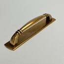 Backplate Antique Brass "Portofino" Drawer Pull and Knob