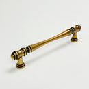 Cabinet Hardware "Palermo" Drawer Pulls and Knobs in Antique Brass