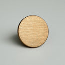 Brushed Bronze "Plato" Round Flat Cabinet Knob