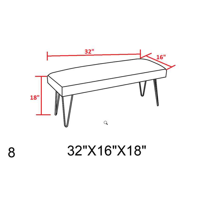 Floing Cream Bench