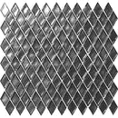 Silver 11x11 Glossy Diamond Glass Mosaic Tile (10 pack, 8.55 sq ft/case)