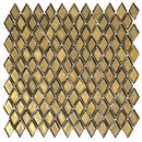 Gold 11x11 Glossy Diamond Glass Mosaic Tile (10 pack, 8.55 sq ft/case)