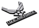 Air Force Wings Chrome Car Emblem by Flagman of America