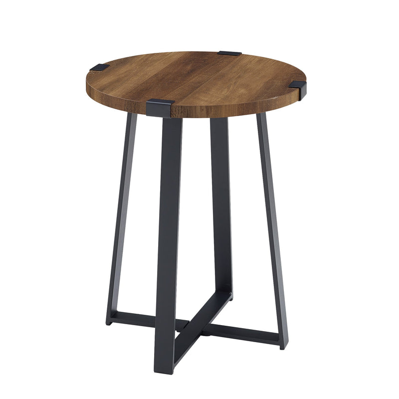 Metal Wrap 18 inch Side Table