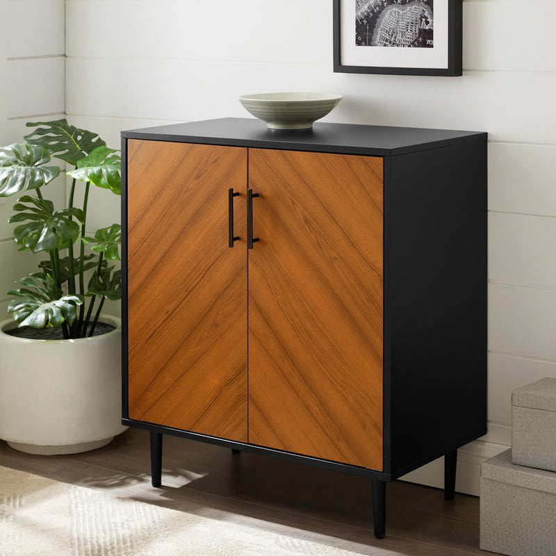 Bookmatch Hampton 28" Accent Cabinet