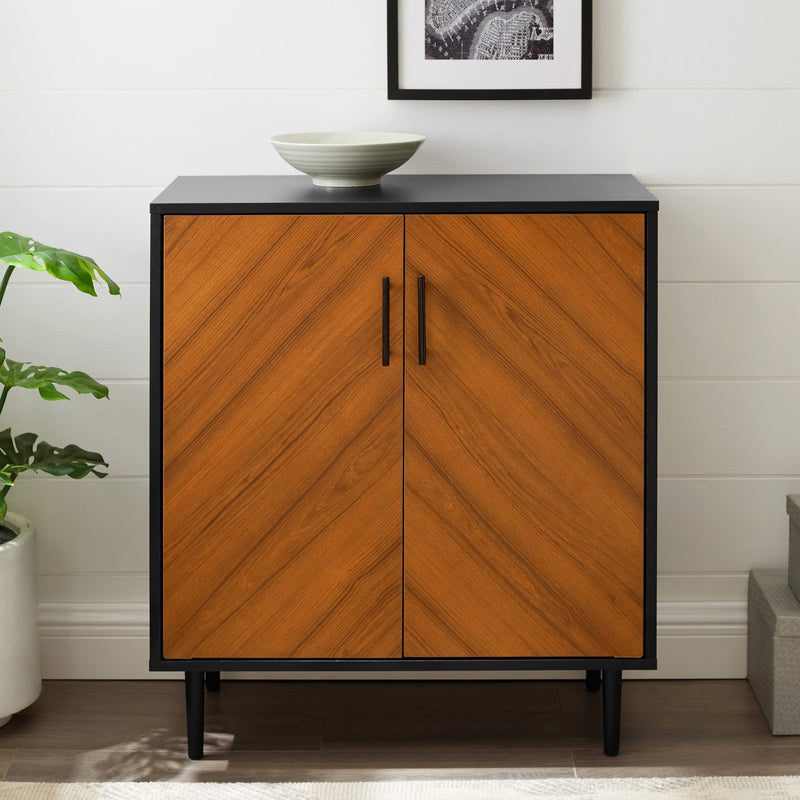 Bookmatch Hampton 28" Accent Cabinet