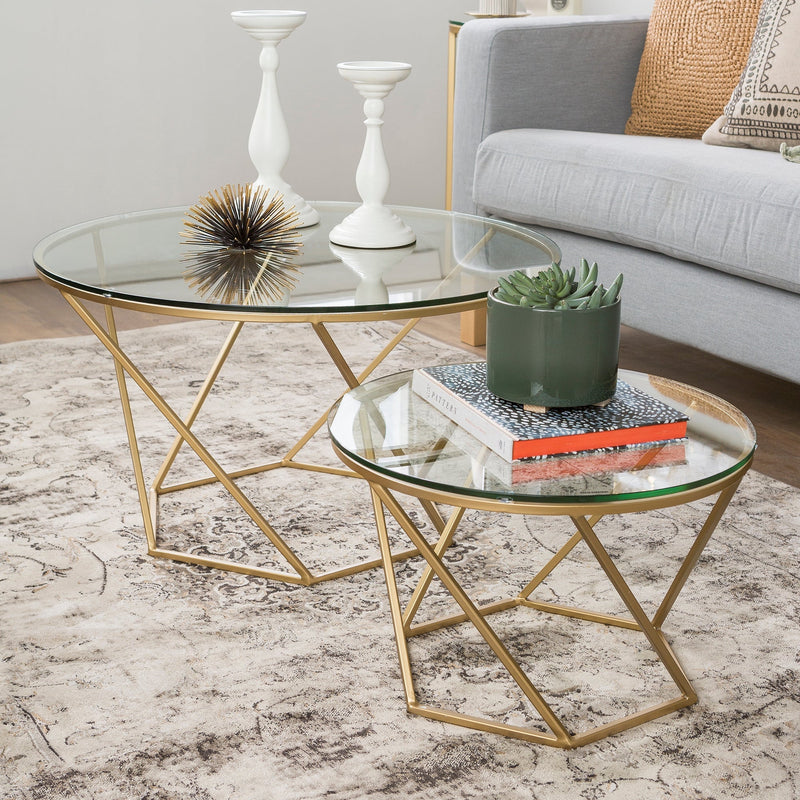 Caroline Nesting Geometric Table Set