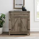 Barn Door Accent Cabinet