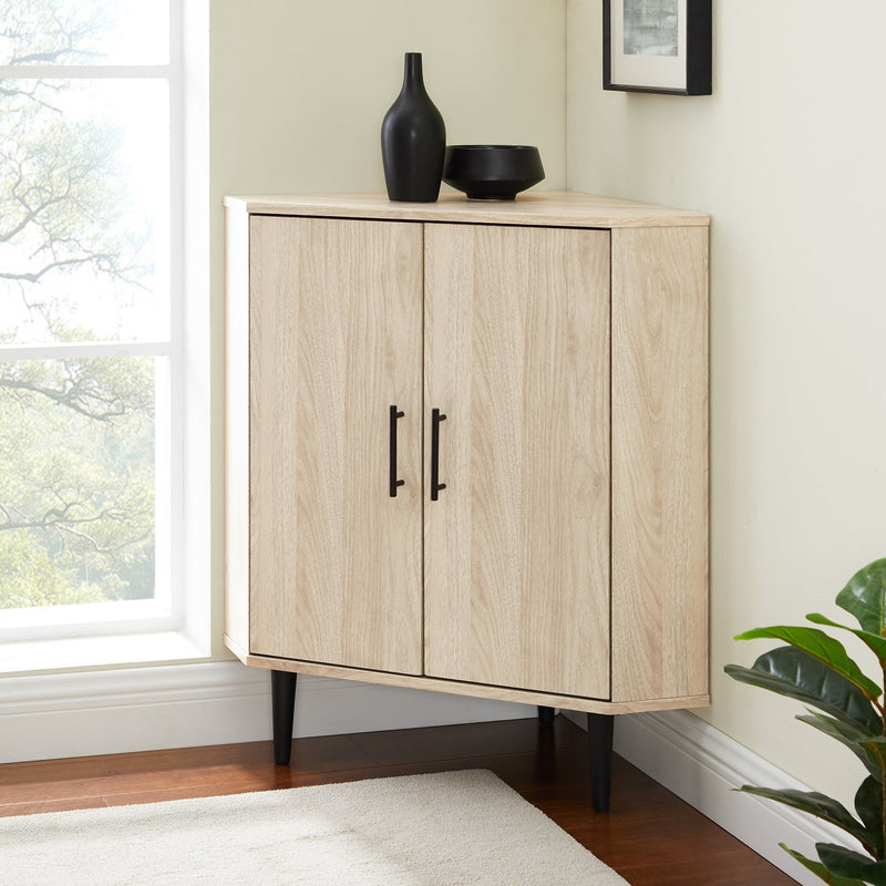 Nora 30" 2- Door Corner Accent Cabinet