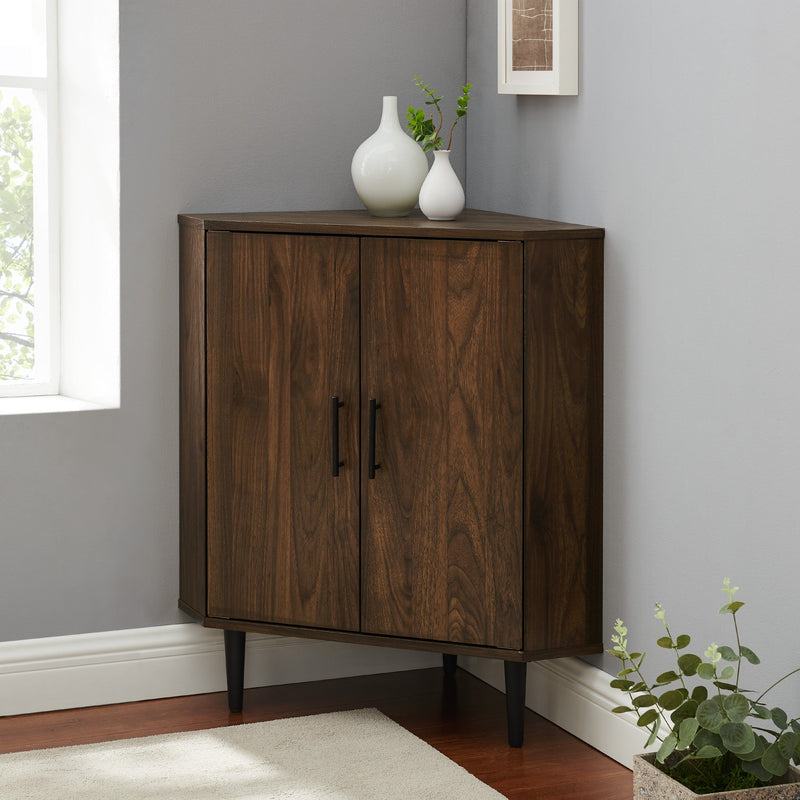 Nora 30" 2- Door Corner Accent Cabinet