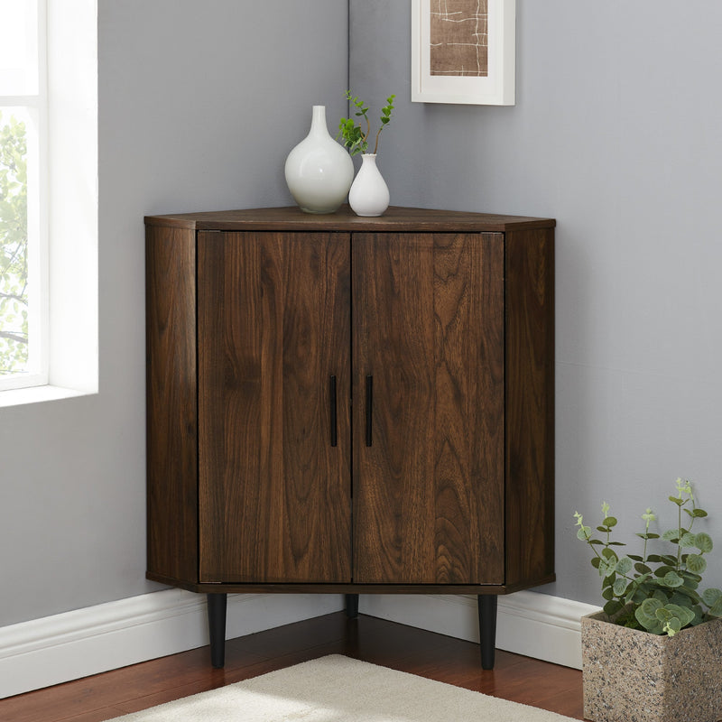 Nora 30" 2- Door Corner Accent Cabinet