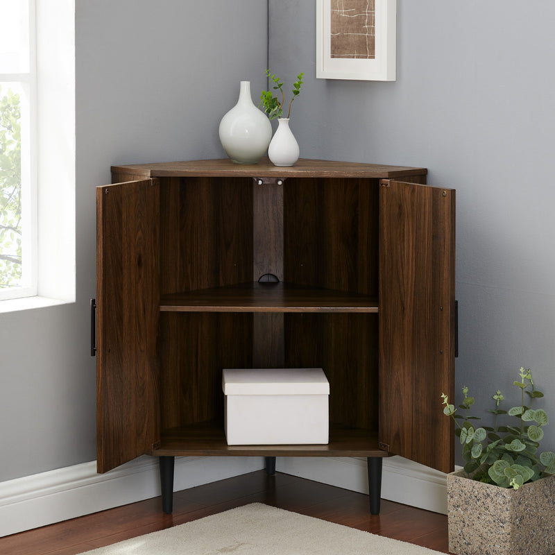 Nora 30" 2- Door Corner Accent Cabinet