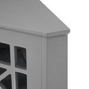 Gwen Fretwork Corner Accent Cabinet