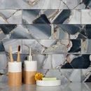Gray 3x12 Glossy Glass Subway Tile (20 pack, 5 sq ft/case) - Sample