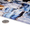 Brown Blue 3x12 Glossy Glass Subway Tile (20 pack, 5 sq ft/case) - Sample
