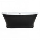 AKICON 67" Cast Iron Freestanding Bathtub, Drain and Overflow Kit Included by Akicon - Handmade