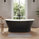 AKICON 67" Cast Iron Freestanding Bathtub, Drain and Overflow Kit Included by Akicon - Handmade