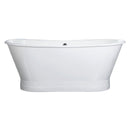 AKICON 67" Cast Iron Freestanding Bathtub, Drain and Overflow Kit Included by Akicon - Handmade
