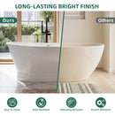 AKICON 67" Cast Iron Freestanding Bathtub, Drain and Overflow Kit Included by Akicon - Handmade