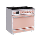 36 Inch Freestanding Custom Gas Range with 6 Sealed Burners Cooktop, Rapid Convection Oven, Natural Gas/LP Convertible - AK-G36N05A-3