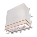 Akicon 30" Stainless Steel Wall Mount Range Hood with 600 CFM Vent Hood - AK-HS30HB-BS