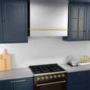 Akicon 36" Stainless Steel Wall Mount Range Hood with 600 CFM Vent Hood - AK-HS36HA-BS