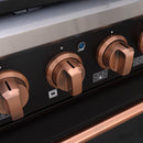 36" Slide-in Freestanding Professional Style Gas Range with 5.2 Cu. Ft. Oven, 6 Burners - AK-JK36A1-B