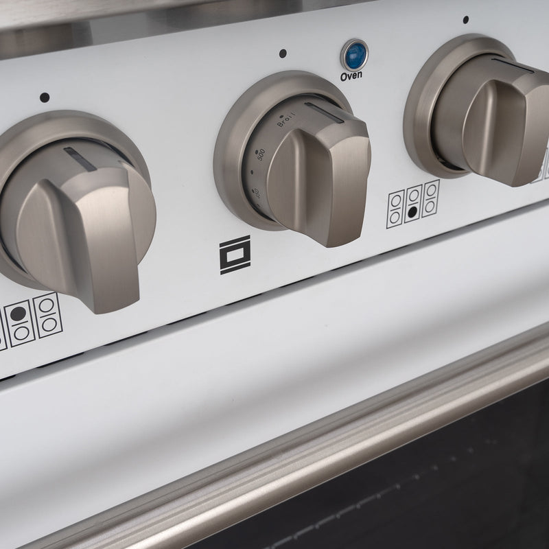 36" Slide-in Freestanding Professional Style Gas Range with 5.2 Cu. Ft. Oven, 6 Burners - AK-JK36A1-W