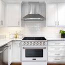 36" Slide-in Freestanding Professional Style Gas Range with 5.2 Cu. Ft. Oven, 6 Burners - AK-JK36A1-W