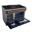 48" Slide-in Freestanding Professional Style Gas Range with 6.7 Cu. Ft. Oven, 8 Burners, AK-JK48A1-B by Akicon - Handmade