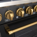 48" Slide-in Freestanding Professional Style Gas Range with 6.7 Cu. Ft. Oven, 8 Burners, AK-JK48A1-B