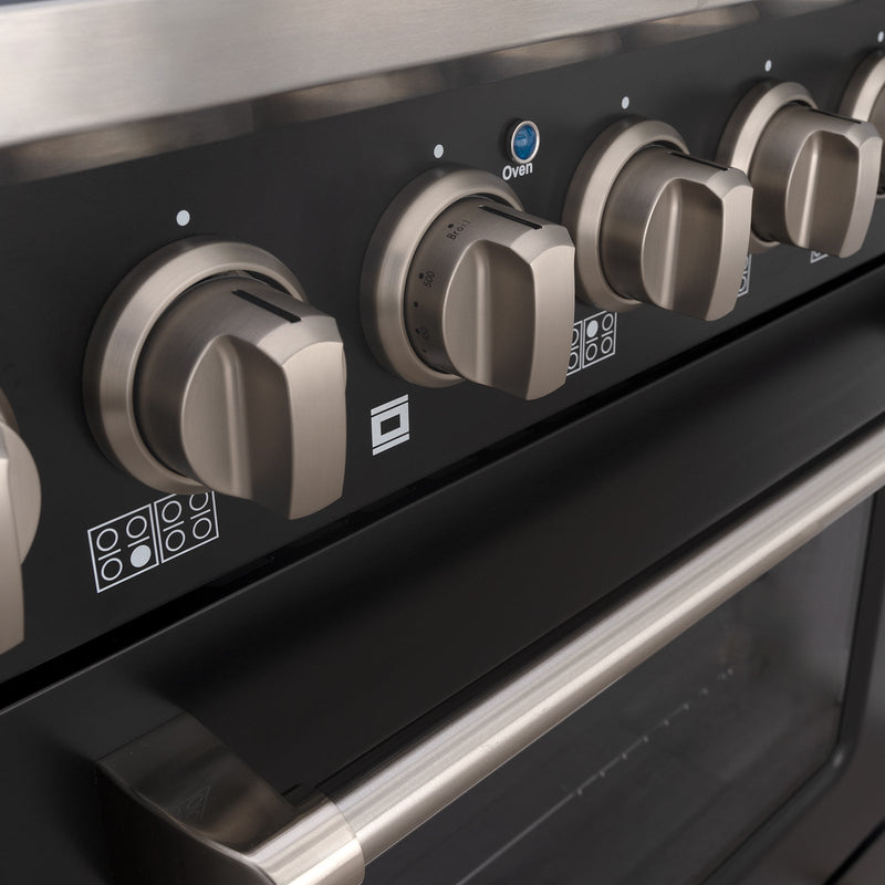 48" Slide-in Freestanding Professional Style Gas Range with 6.7 Cu. Ft. Oven, 8 Burners, AK-JK48A1-B