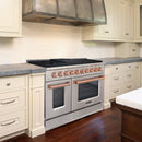 48" Slide-in Freestanding Professional Style Gas Range with 6.7 Cu. Ft. Oven, 8 Burners, AK-JK48A1-S