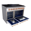 48" Slide-in Freestanding Professional Style Gas Range with 6.7 Cu. Ft. Oven, 8 Burners, AK-JK48A1-W by Akicon - Handmade
