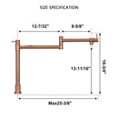 Copper Pot Filler Kitchen Faucet Deck-Mounted - AK98166