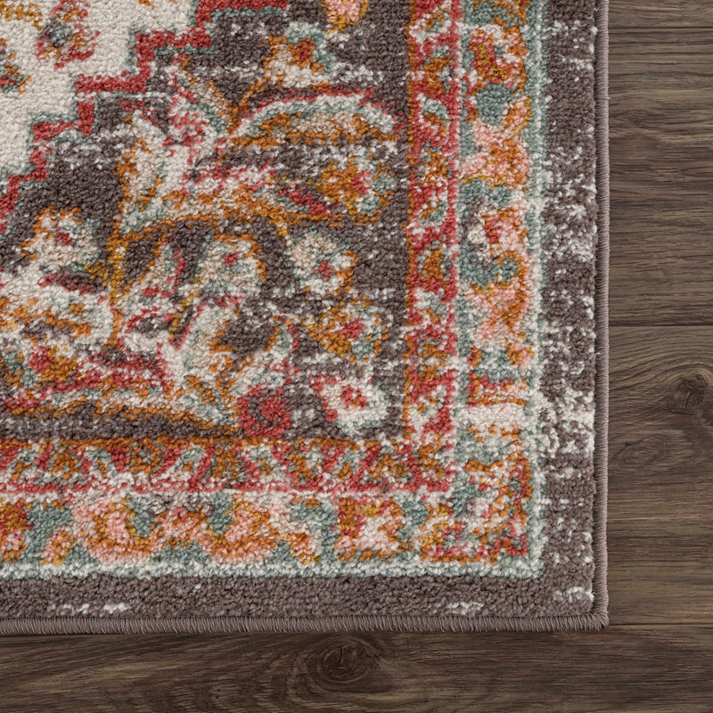 Oark Floral Medallion Area Rug