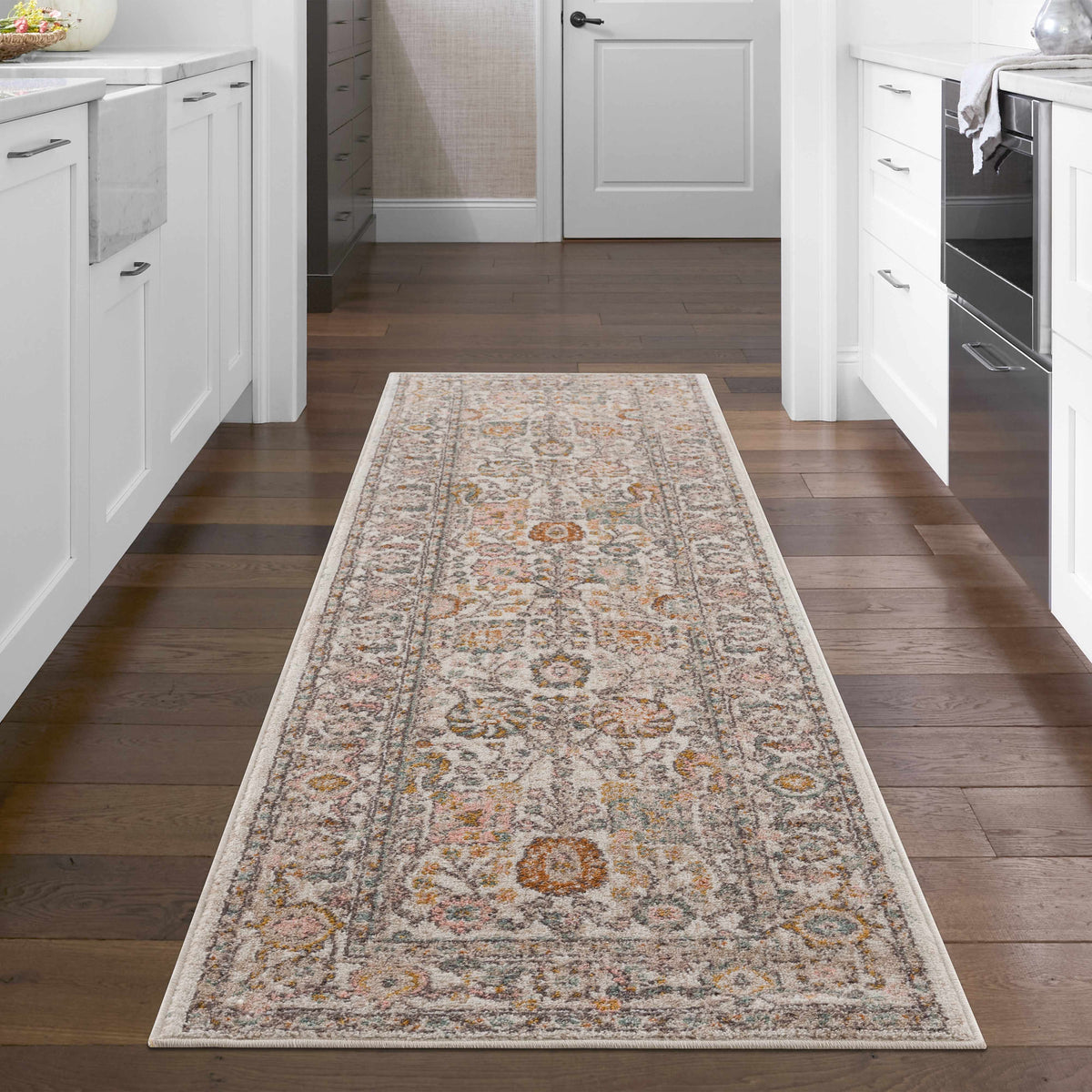 Herstmonceux Area Rug, installed in a room