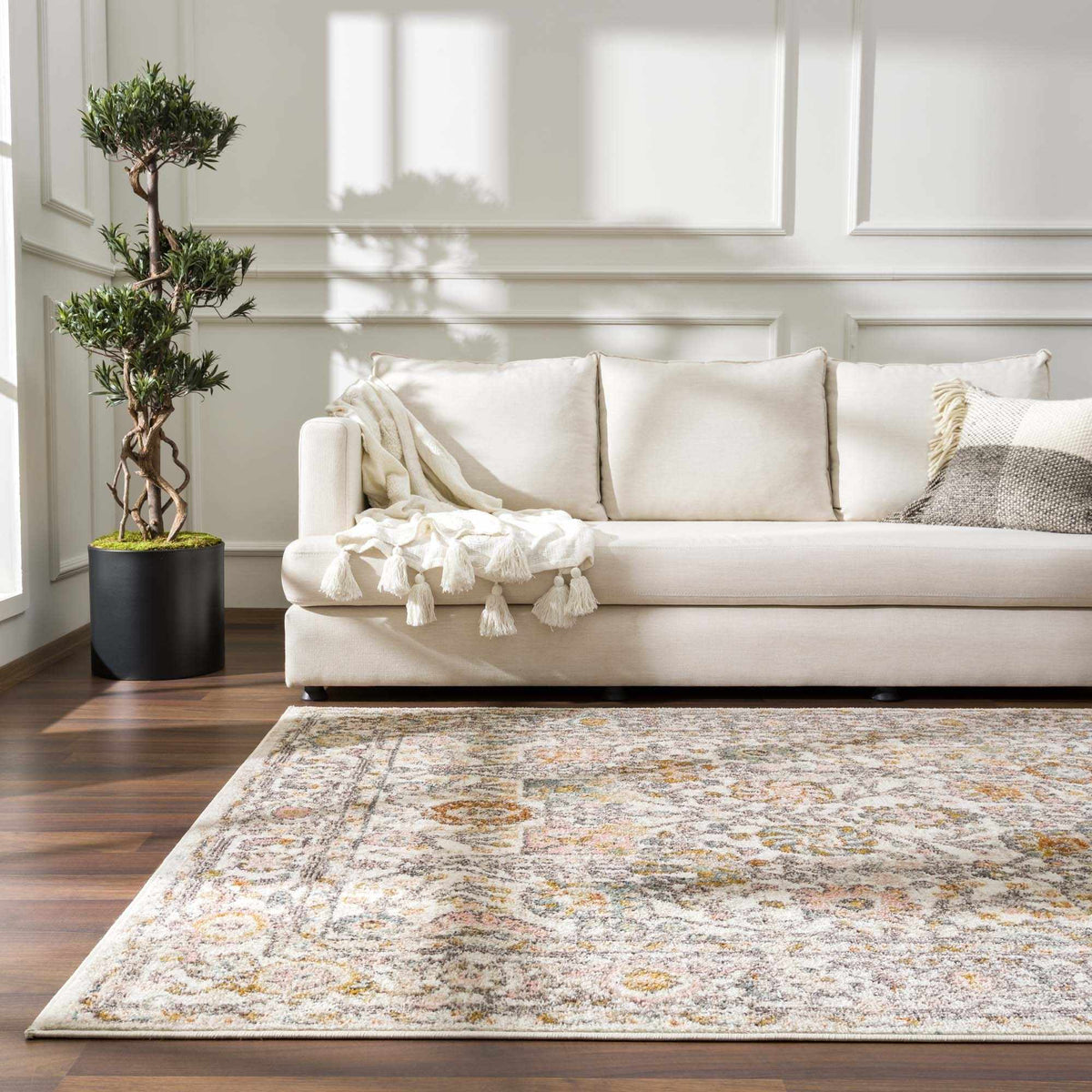 Herstmonceux Area Rug, installed in a room