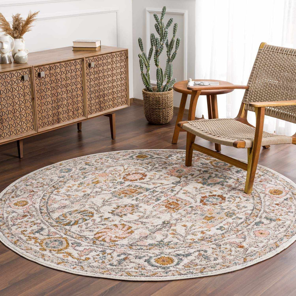 Herstmonceux Area Rug, installed in a room