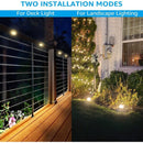 ALD10 6-Pack 2700K Warm White Integrated LED 4.5W Outdoor Aluminum Deck Lights Package, 12V Low Voltage Landscape Pathway Lights