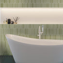 Moss Green 2x10 Matte Picket Ceramic Tile (44 pack, 5.38 sq ft/case)