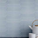 Stone Blue 2x10 Matte Picket Ceramic Tile (44 pack, 5.38 sq ft/case)
