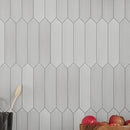 Gray 2x10 Matte Picket Ceramic Tile (44 pack, 5.38 sq ft/case)