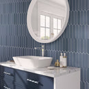 Blue 2x10 Matte Picket Ceramic Tile (44 pack, 5.38 sq ft/case)