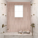 Blush Pink 2x10 Matte Picket Ceramic Tile (44 pack, 5.38 sq ft/case)
