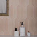 Blush Pink 2x10 Matte Picket Ceramic Tile (44 pack, 5.38 sq ft/case)