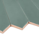Pine Green 2x10 Matte Picket Ceramic Tile (44 pack, 5.38 sq ft/case) - Sample