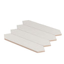 Cotton White 2x10 Matte Picket Ceramic Tile (44 pack, 5.38 sq ft/case)