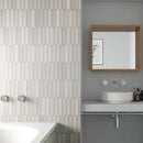 Cotton White 2x10 Matte Picket Ceramic Tile (44 pack, 5.38 sq ft/case) - Sample